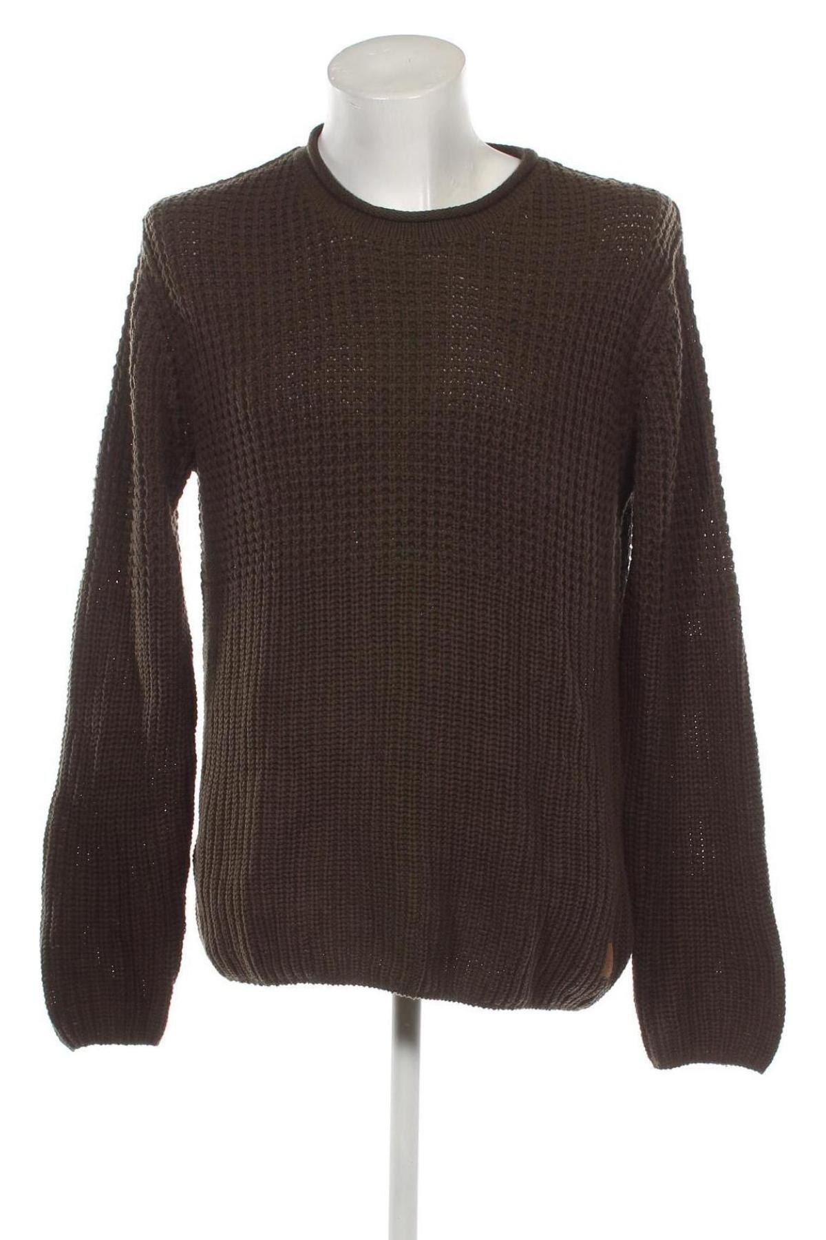 Мъжки пуловер Originals By Jack & Jones, Размер XL, Цвят Зелен, Цена 8,40 лв.