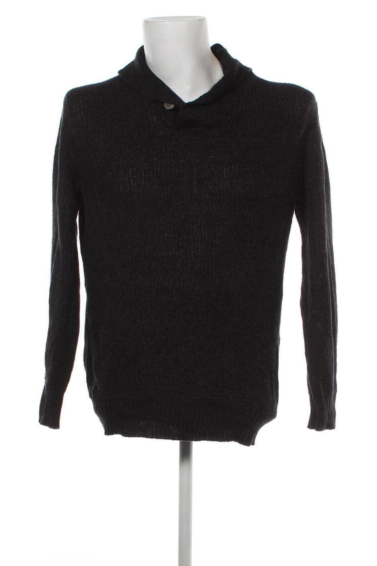 Ανδρικό πουλόβερ Su, Μέγεθος L, Χρώμα Μαύρο, Τιμή 17,94 €