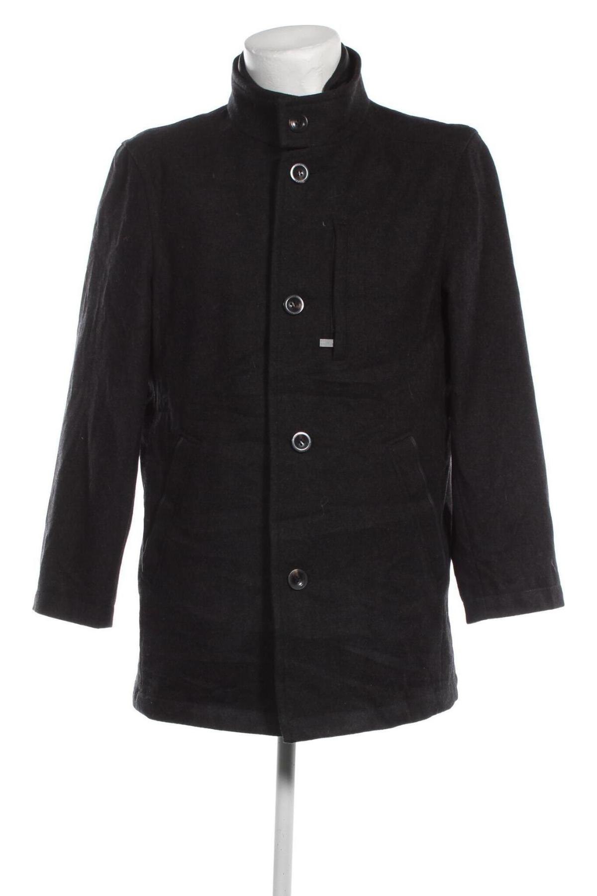 Мъжко палто Daniel Hechter, Размер L, Цвят Черен, Цена 39,60 лв.