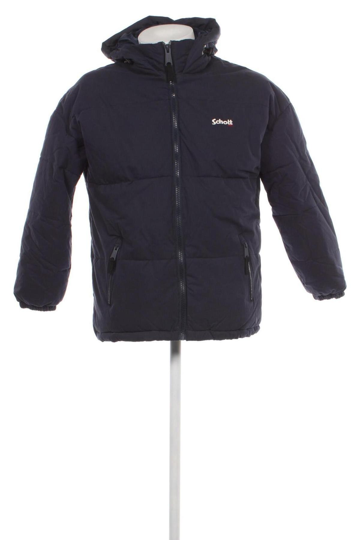 Herrenjacke Schott, Größe XS, Farbe Blau, Preis 12,81 €