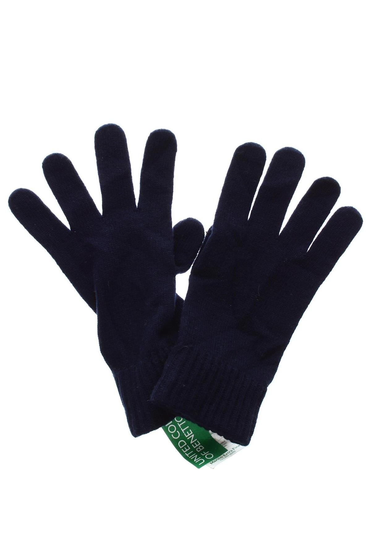 Γάντια United Colors Of Benetton, Χρώμα Μπλέ, Τιμή 17,94 €