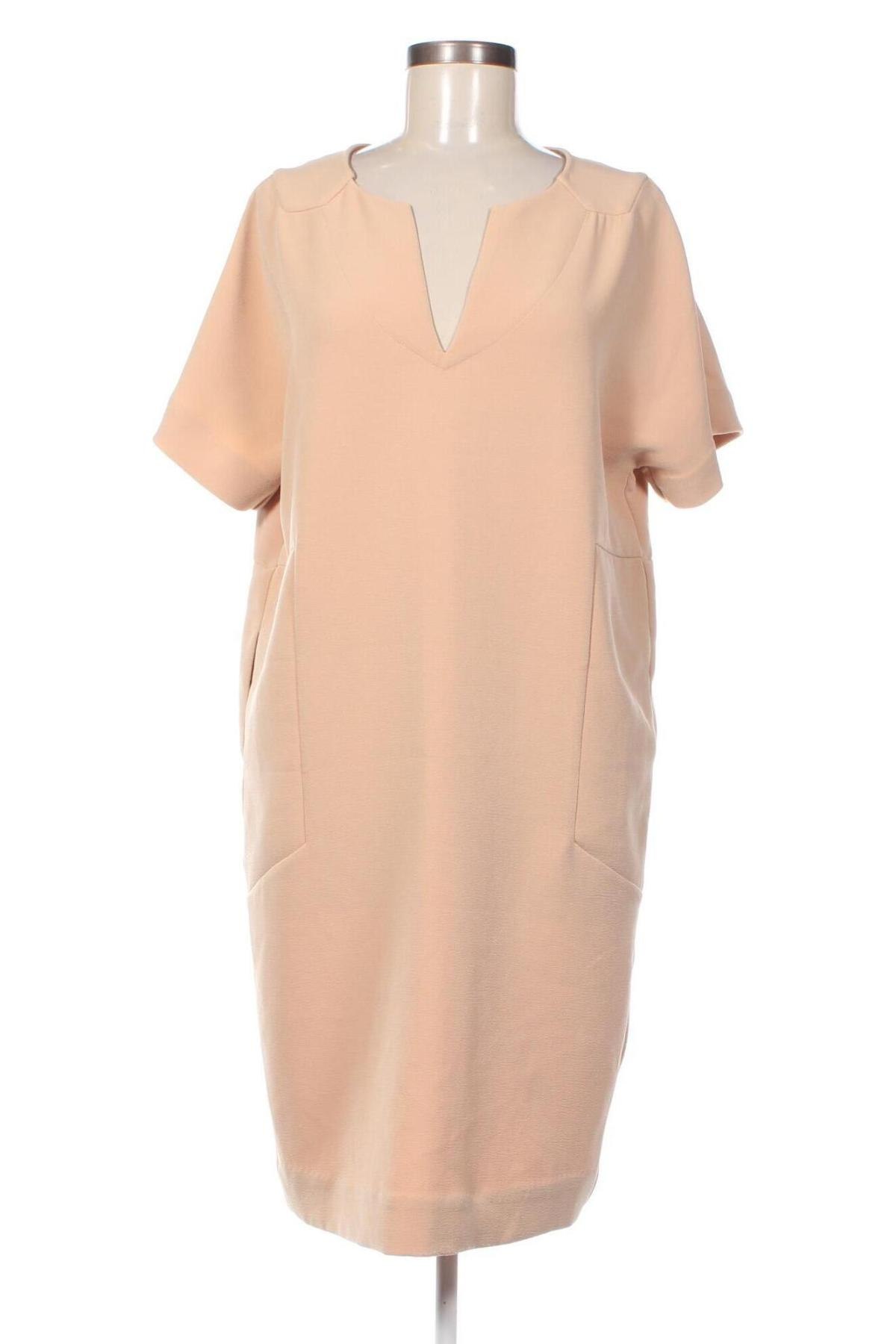 Kleid By Malene Birger, Größe S, Farbe Beige, Preis 19,44 €