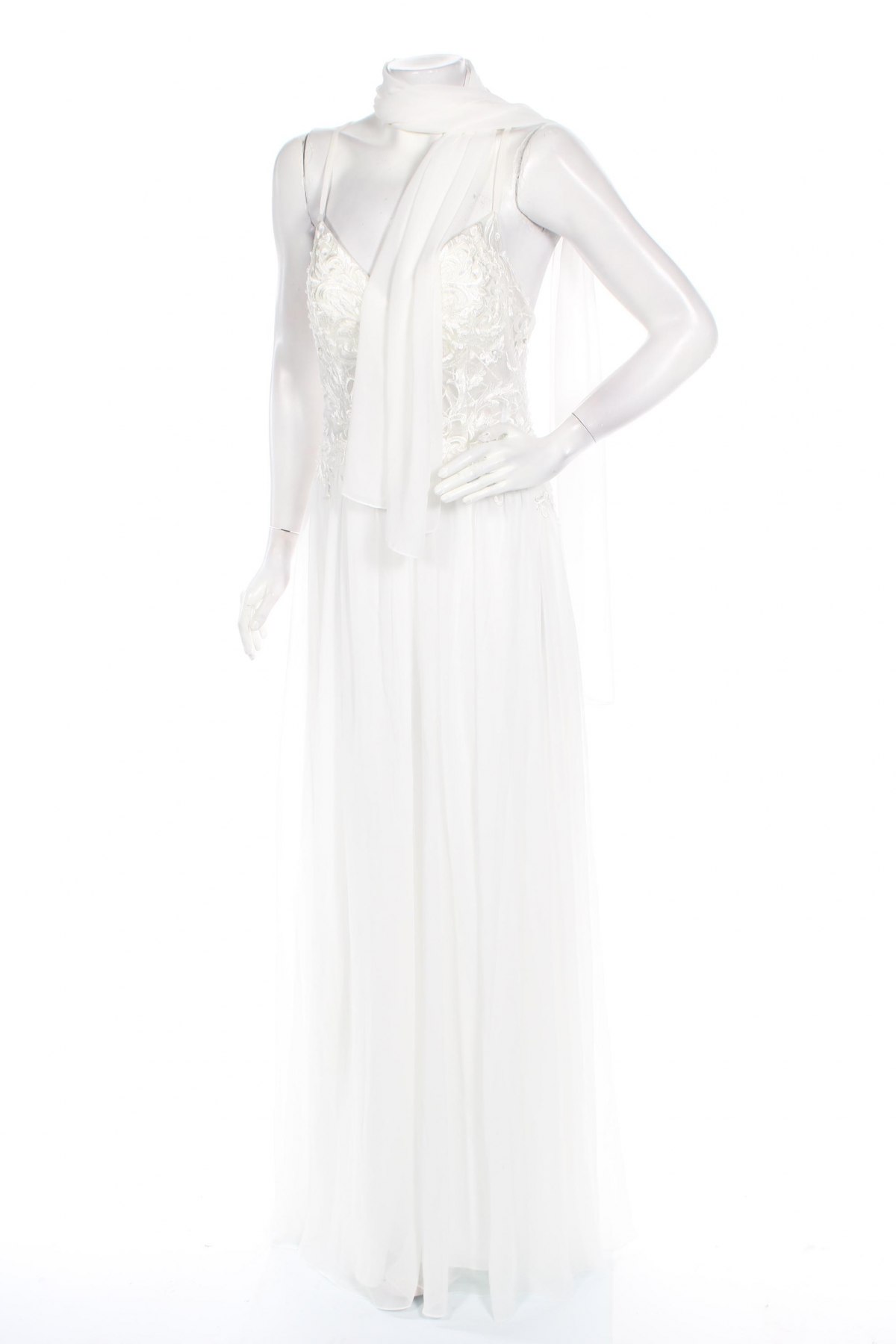 Kleid Unique, Größe M, Farbe Weiß, Preis € 252,06