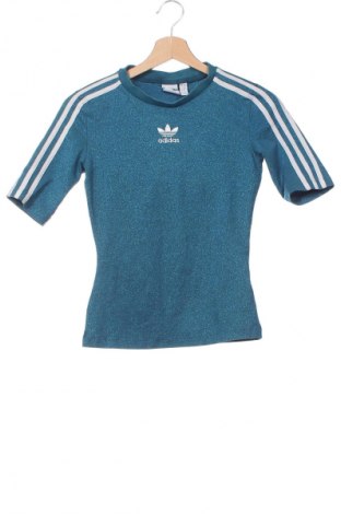 Bluzka damska Adidas Originals, Rozmiar XXS, Kolor Niebieski, Cena 51,78 zł