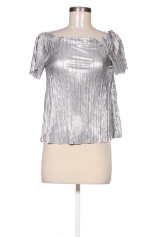 Damen Shirt New Look, Größe M, Farbe Silber, Preis 2,99 €