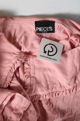 Дамска блуза Pieces, Размер XL, Цвят Розов, Цена 9,49 лв.