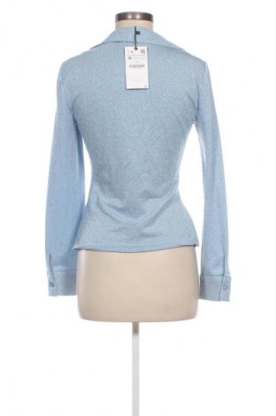 Damen Shirt Zara, Größe M, Farbe Blau, Preis 31,71 €