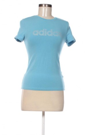 Damen T-Shirt Adidas, Größe M, Farbe Blau, Preis € 18,99