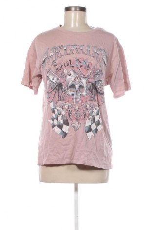 Damen T-Shirt Pull&Bear, Größe M, Farbe Rosa, Preis € 11,99