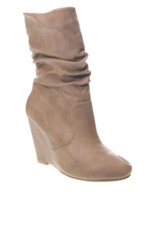 Damen Stiefeletten, Größe 37, Farbe Beige, Preis 16,49 €