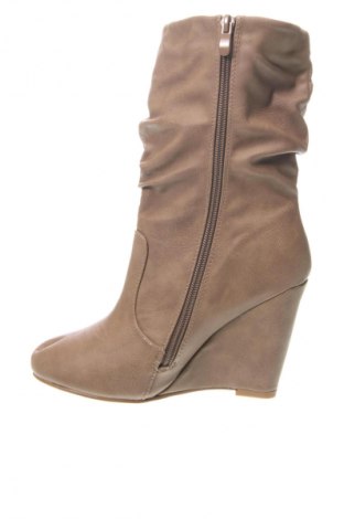 Damen Stiefeletten, Größe 37, Farbe Beige, Preis 16,49 €