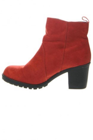 Botine de damă Bpc Bonprix Collection, Mărime 39, Culoare Roșu, Preț 145,06 Lei