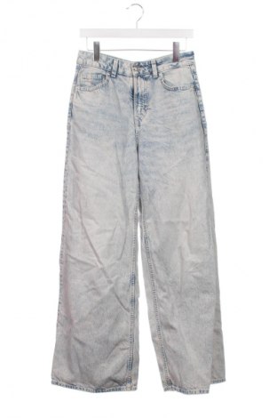 Damskie jeansy H&M Divided, Rozmiar XS, Kolor Niebieski, Cena 43,99 zł