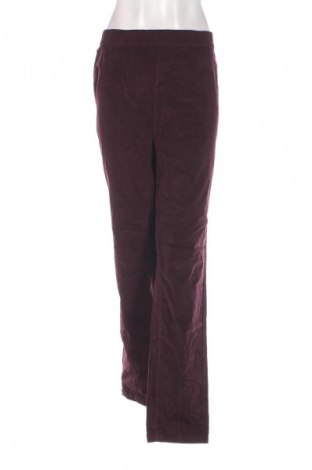 Pantaloni de velvet de femei, Mărime XXL, Culoare Roșu, Preț 95,99 Lei