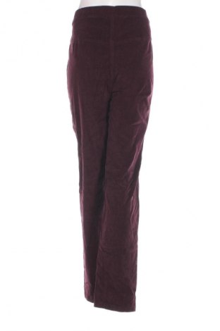 Pantaloni de velvet de femei, Mărime XXL, Culoare Roșu, Preț 95,99 Lei