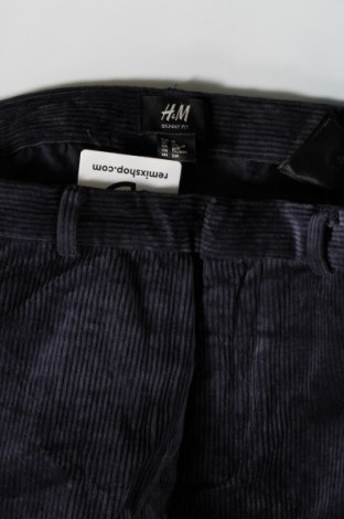 Dámské manšestráky  H&M, Velikost M, Barva Modrá, Cena  469,00 Kč