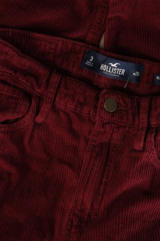 Dámské manšestráky  Hollister, Velikost XS, Barva Červená, Cena  389,00 Kč