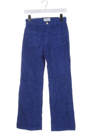 Pantaloni de velvet de femei La Petite Etoile, Mărime XS, Culoare Albastru, Preț 79,99 Lei