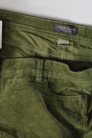 Pantaloni de velvet de femei Marie Lund, Mărime M, Culoare Verde, Preț 157,99 Lei