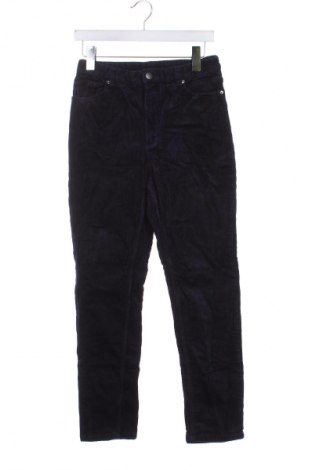 Pantaloni de velvet de femei Monki, Mărime XS, Culoare Albastru, Preț 33,99 Lei