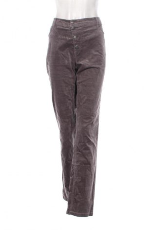 Pantaloni de velvet de femei Sheego, Mărime XXL, Culoare Gri, Preț 157,99 Lei