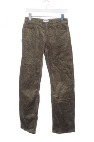 Pantaloni de velvet de femei Weekday, Mărime S, Culoare Verde, Preț 25,99 Lei