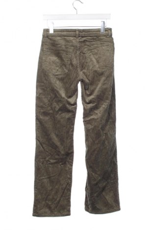 Pantaloni de velvet de femei Weekday, Mărime S, Culoare Verde, Preț 25,99 Lei