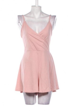 Kurzer Damenoverall Boohoo, Größe XL, Farbe Rosa, Preis € 27,49