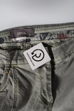 Pantaloni de femei Cecil, Mărime M, Culoare Verde, Preț 104,73 Lei