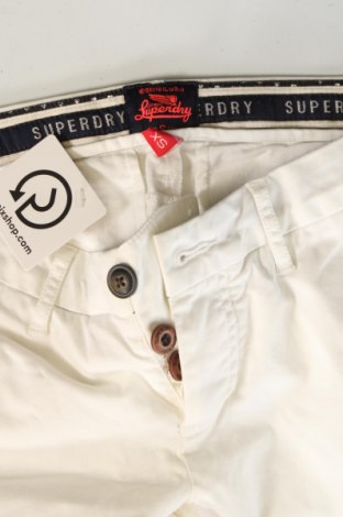 Damskie spodnie Superdry, Rozmiar XS, Kolor Biały, Cena 72,99 zł