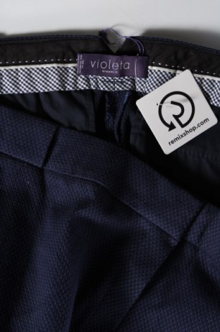 Damskie spodnie Violeta by Mango, Rozmiar XXL, Kolor Niebieski, Cena 54,99 zł