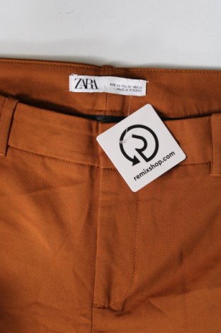 Дамски панталон Zara, Размер M, Цвят Кафяв, Цена 27,49 лв.