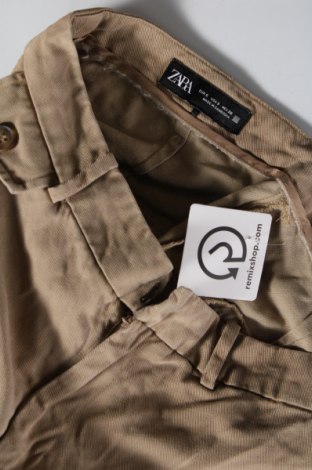 Pantaloni de femei Zara, Mărime L, Culoare Bej, Preț 119,69 Lei