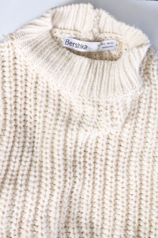 Damski sweter Bershka, Rozmiar S, Kolor ecru, Cena 60,99 zł