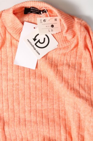 Damski sweter Bershka, Rozmiar L, Kolor Pomarańczowy, Cena 96,99 zł