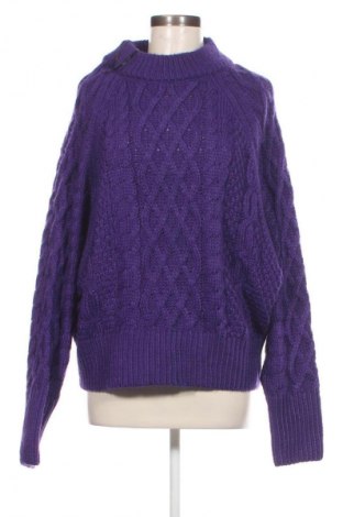 Damski sweter H&M, Rozmiar XL, Kolor Fioletowy, Cena 60,99 zł