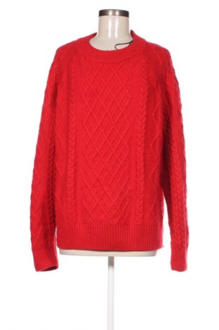 Damski sweter H&M, Rozmiar L, Kolor Czerwony, Cena 81,47 zł