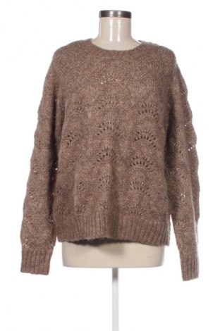 Damski sweter Pieces, Rozmiar XL, Kolor Brązowy, Cena 51,99 zł