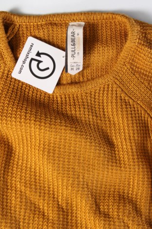 Damski sweter Pull&Bear, Rozmiar M, Kolor Żółty, Cena 60,99 zł