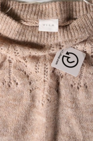 Damenpullover VILA, Größe L, Farbe Beige, Preis 33,14 €