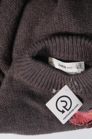 Dámsky pulóver Zara Knitwear, Veľkosť M, Farba Sivá, Cena  10,95 €