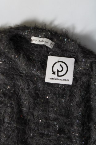 Дамски пуловер Zara Knitwear, Размер S, Цвят Сив, Цена 17,49 лв.