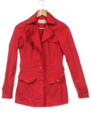 Damen Trench Coat Clockhouse, Größe XS, Farbe Rot, Preis € 24,49