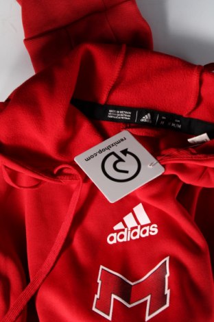 Γυναικείο φούτερ Adidas, Μέγεθος M, Χρώμα Κόκκινο, Τιμή 24,55 €