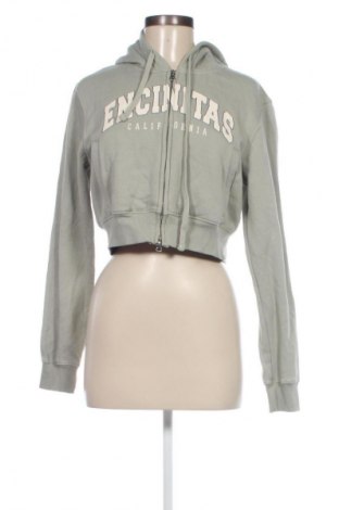 Damen Sweatshirt Bershka, Größe M, Farbe Grün, Preis € 7,99