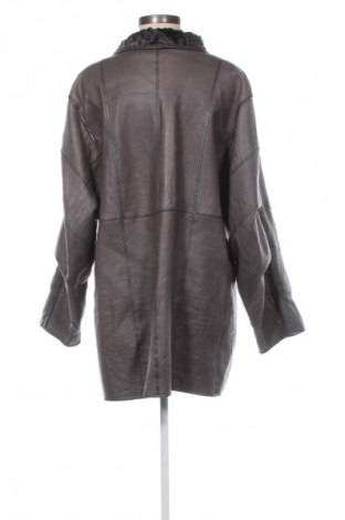 Damen Ledermantel, Größe XL, Farbe Grau, Preis € 97,99