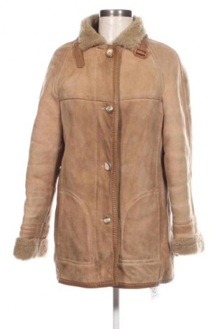 Damen Lederjacke, Größe L, Farbe Beige, Preis € 47,99