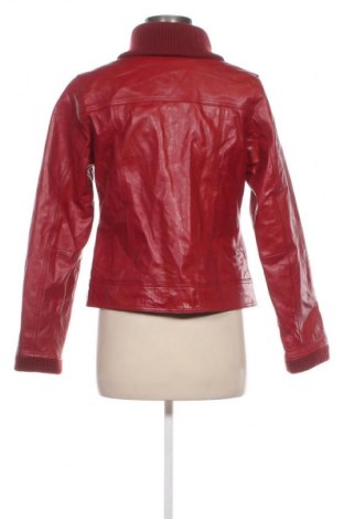 Damen Lederjacke, Größe M, Farbe Rot, Preis € 40,99