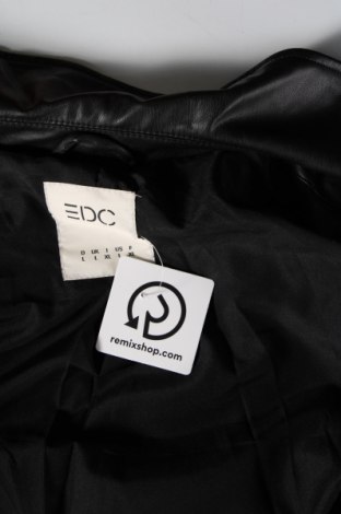 Damen Lederjacke Edc By Esprit, Größe L, Farbe Schwarz, Preis € 20,99