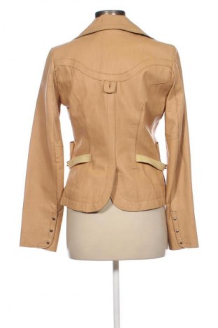 Damen Lederjacke Vero Moda, Größe S, Farbe Beige, Preis € 31,99